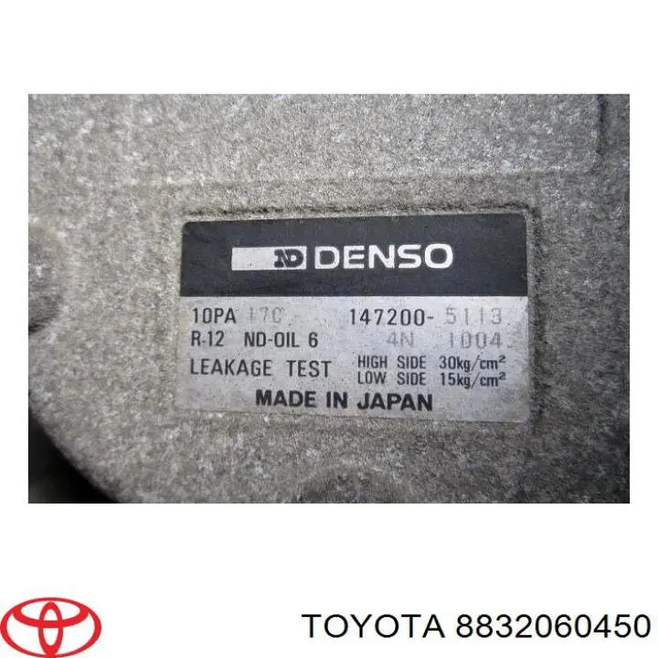  Compresor de aire acondicionado para Toyota 4 Runner N130