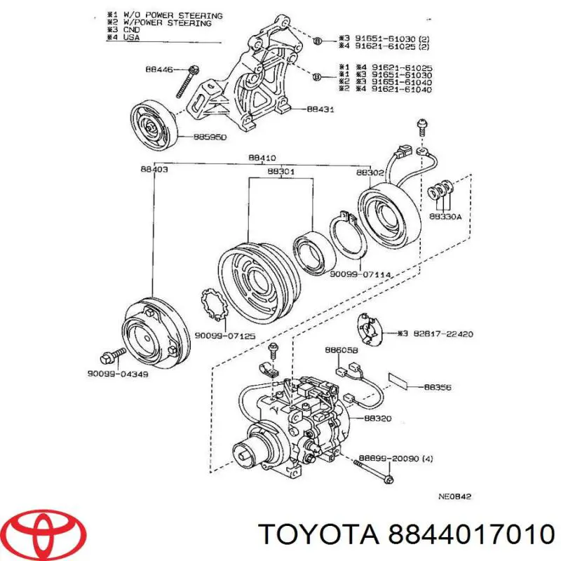 8844017010 Toyota 