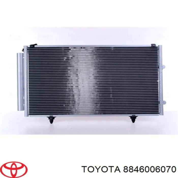 8846006070 Toyota condensador aire acondicionado