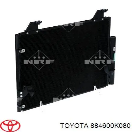 884600K080 Toyota condensador aire acondicionado