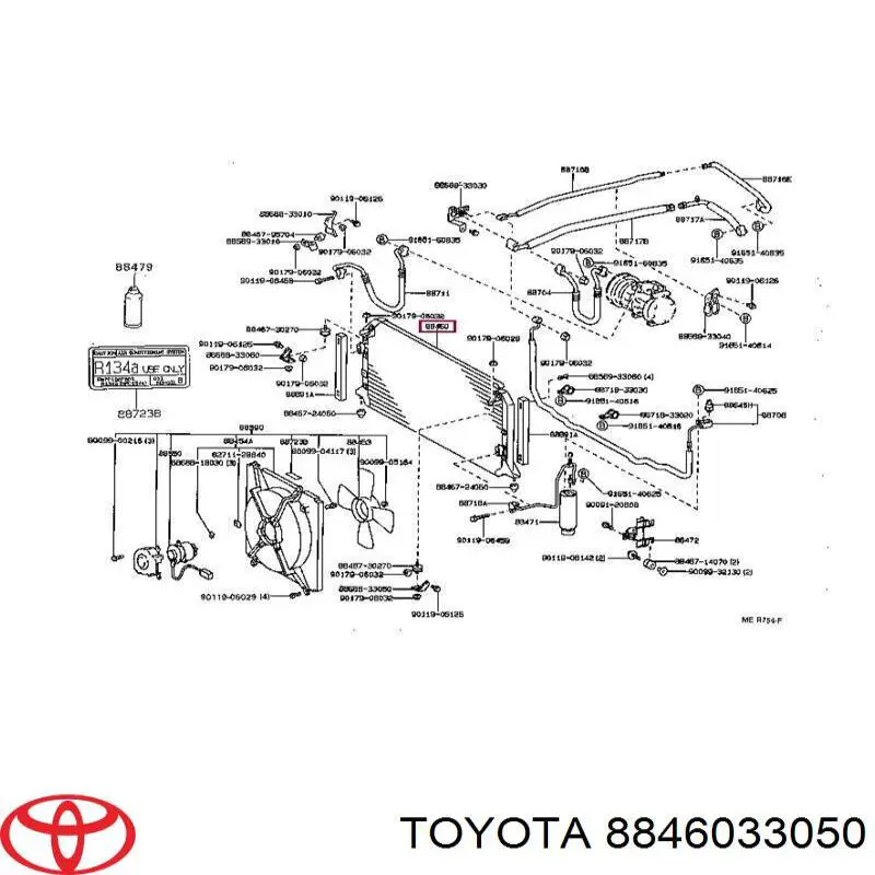 8846033050 Toyota 