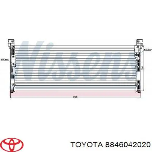  Condensador aire acondicionado para Toyota RAV4 1 