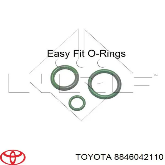 8846042110 Toyota condensador aire acondicionado