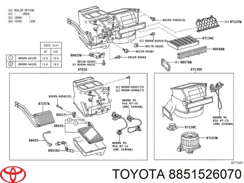  Válvula de expansión, aire acondicionado para Toyota Auris E15