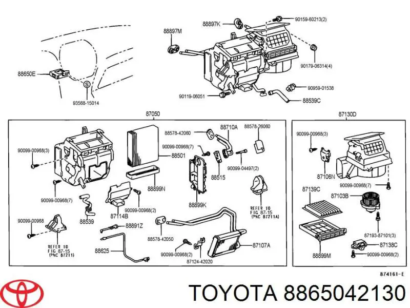 8865042130 Toyota 