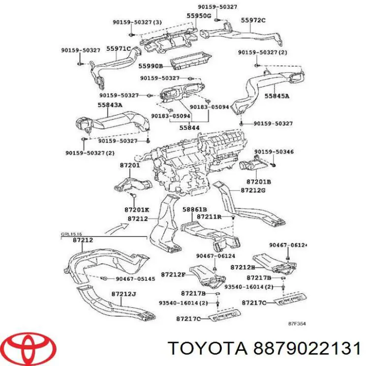  Sensor, temperaura exterior para Toyota Auris E15