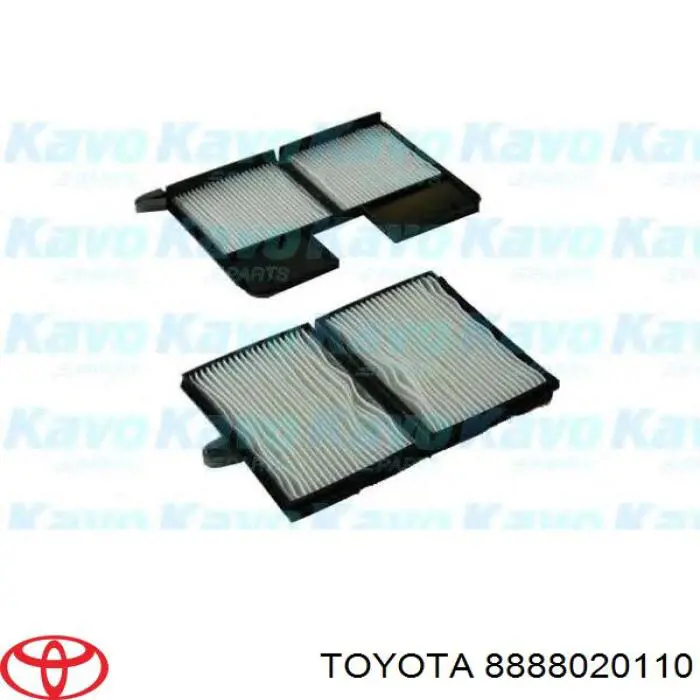 8888020110 Toyota filtro de habitáculo