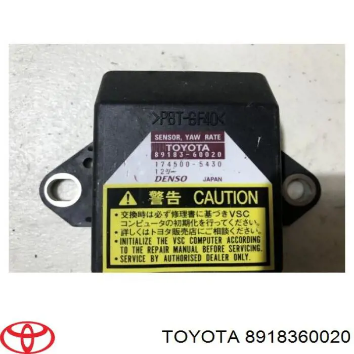  Sensor de Aceleracion lateral (esp) para Toyota Hilux KUN25