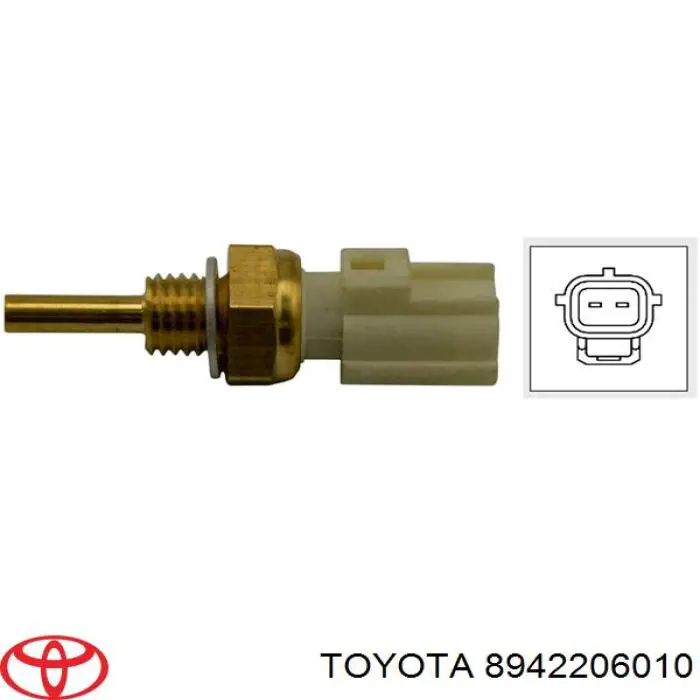 8942206010 Toyota sensor de temperatura del refrigerante, salpicadero