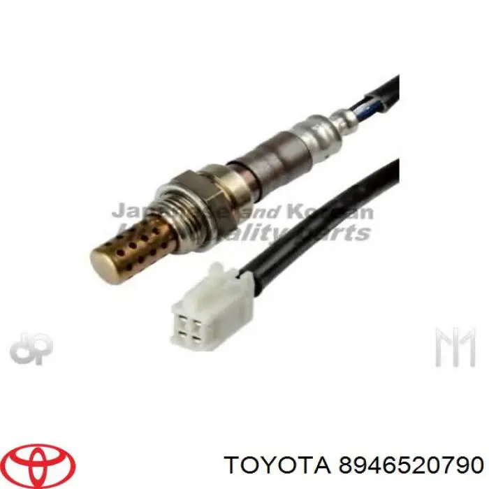 8946520790 Toyota sonda lambda, sensor de oxígeno despues del catalizador derecho