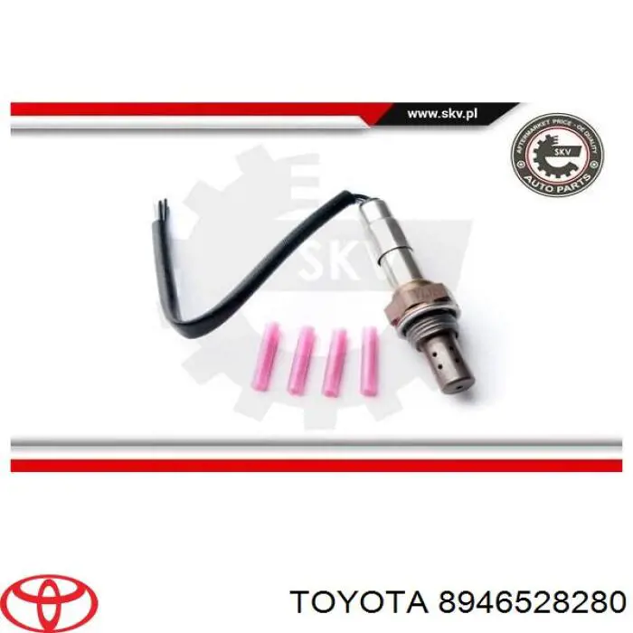 8946528280 Toyota sonda lambda, sensor de oxígeno despues del catalizador izquierdo