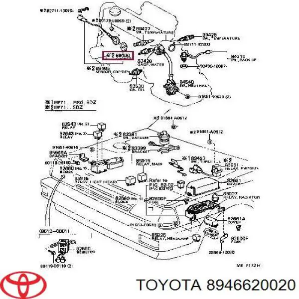 8946620020 Toyota 