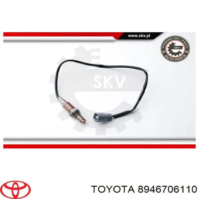 8946706110 Toyota sonda lambda sensor de oxigeno para catalizador