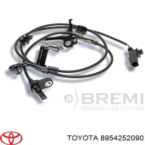 8954252090 Toyota sensor abs delantero derecho