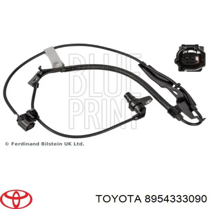 8954333090 Toyota sensor abs delantero izquierdo