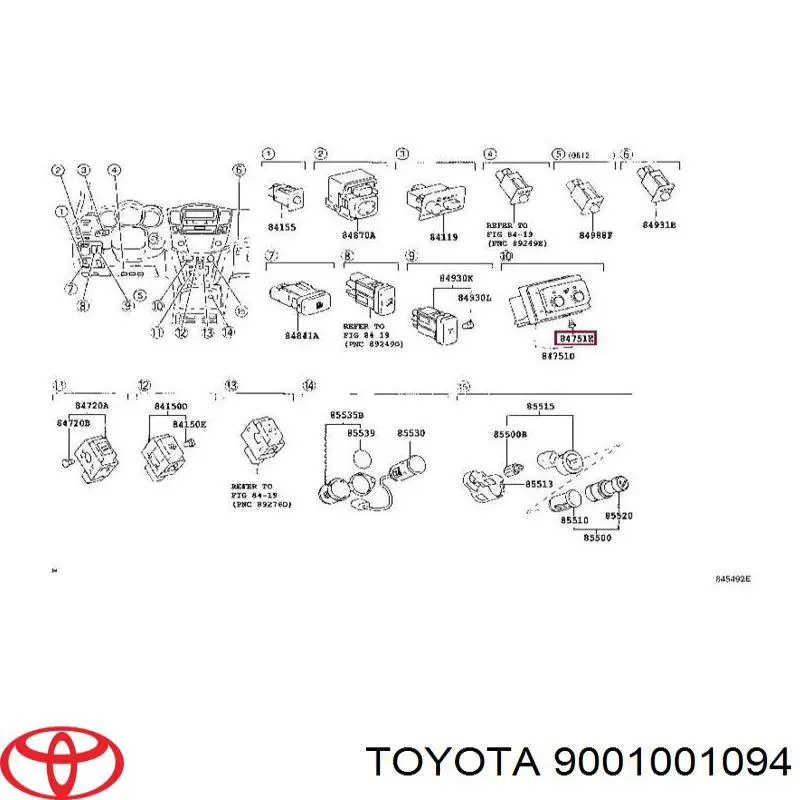 9001001094 Toyota 