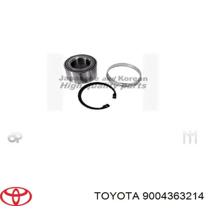 9004363214 Toyota cojinete de rueda delantero