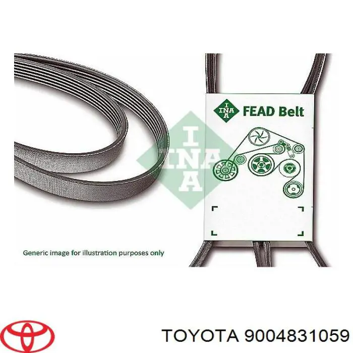 9004831059 Toyota correa trapezoidal