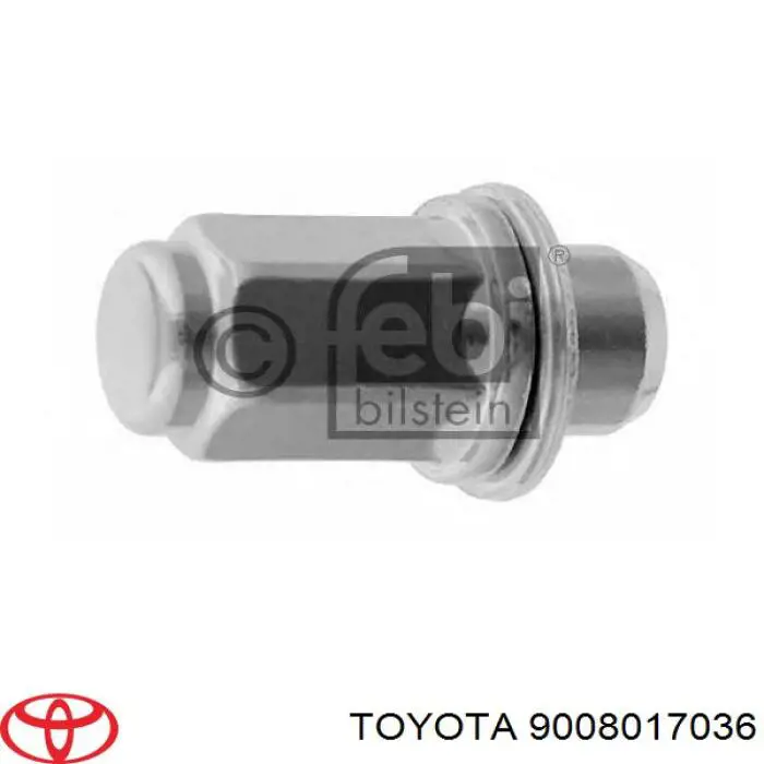 9008017036 Toyota tuerca de rueda