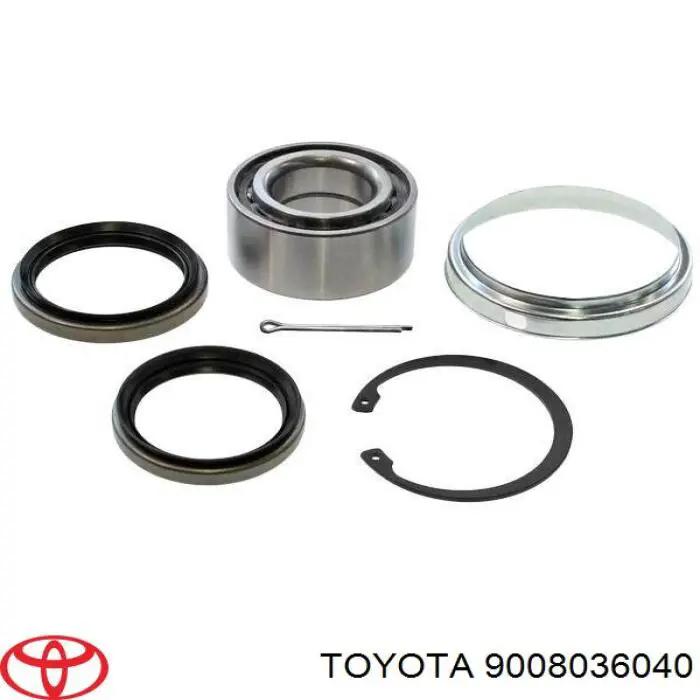 9008036040 Toyota cojinete de rueda delantero