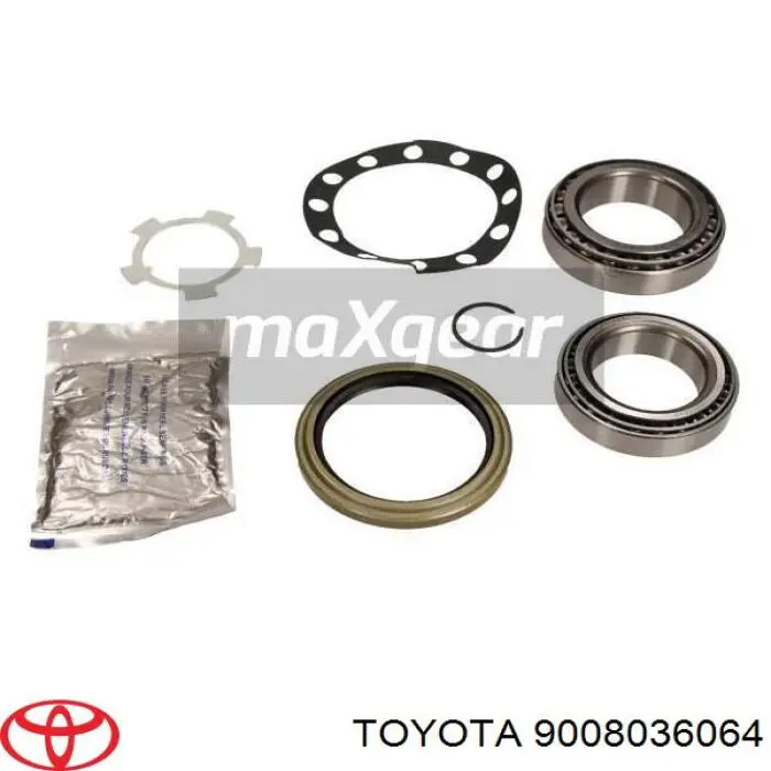 9008036064 Toyota cojinete de rueda trasero interior