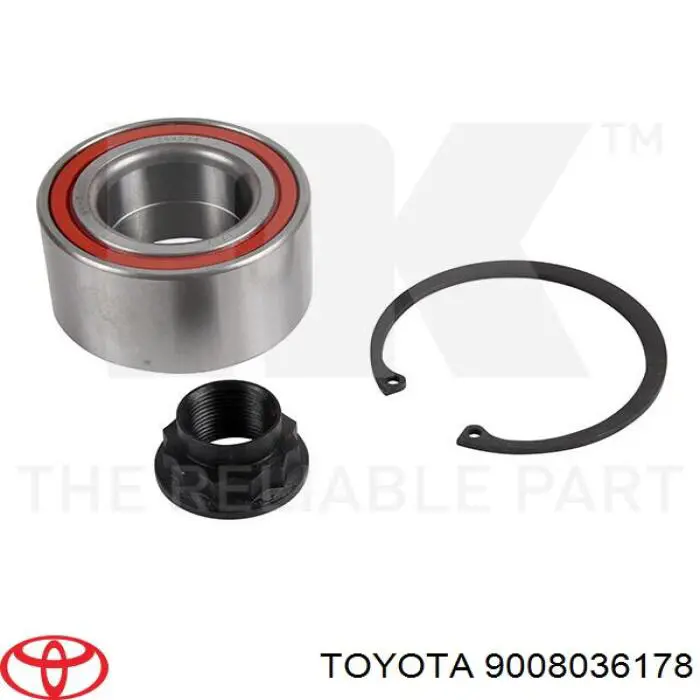 9008036178 Toyota cojinete de rueda delantero