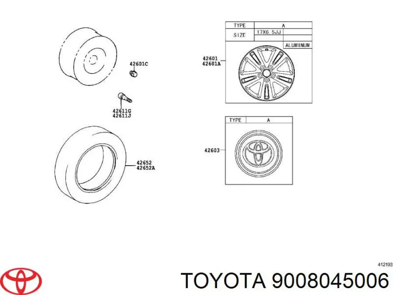 9008045006 Toyota 