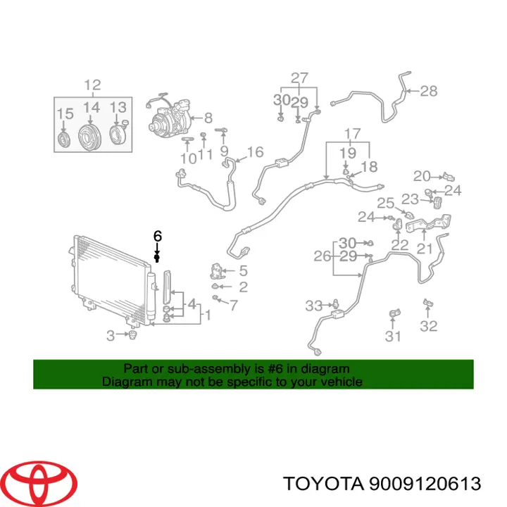 9009120613 Toyota 