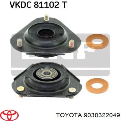 9030322049 Toyota sello de aceite del cojinete delantero del amortiguador