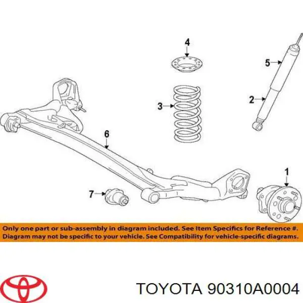  Anillo retén de semieje, eje trasero para Toyota Tundra 