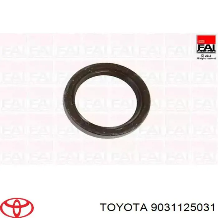 9031125019 Toyota anillo retén, cigüeñal frontal