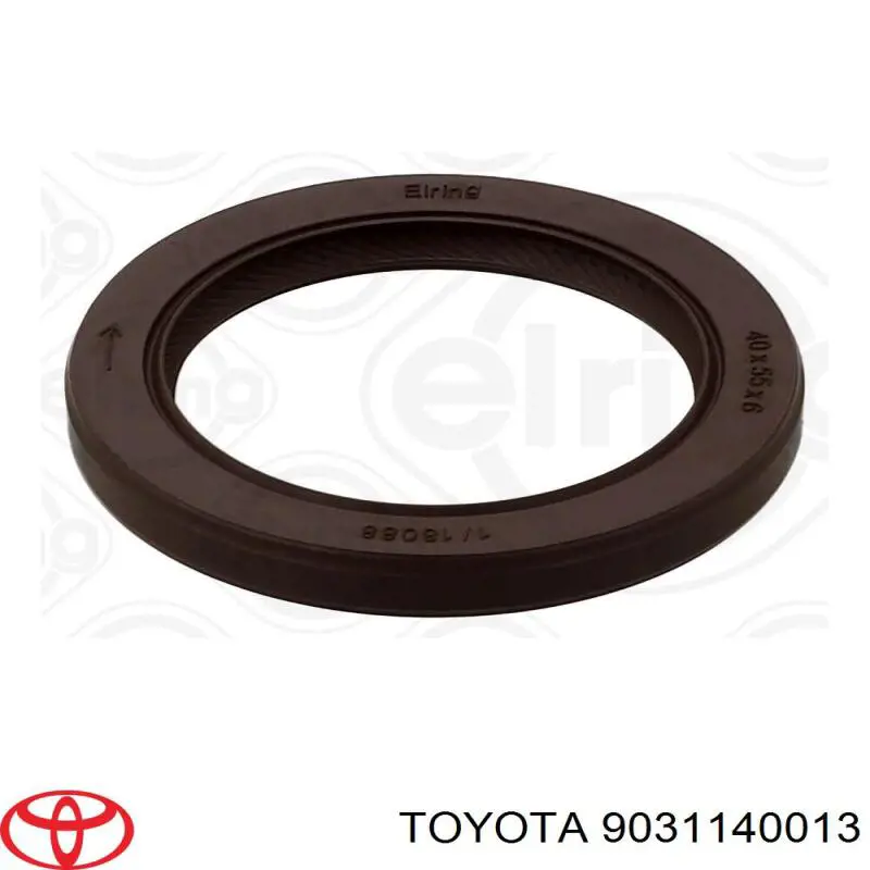 9031140013 Toyota anillo retén, cigüeñal frontal