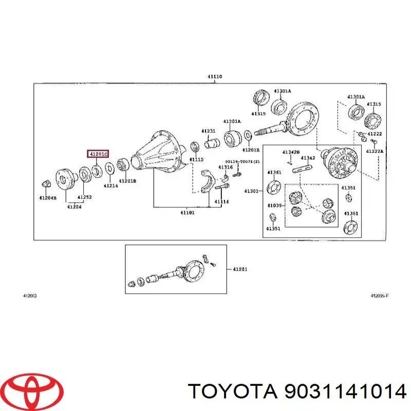 9031141014 Toyota 