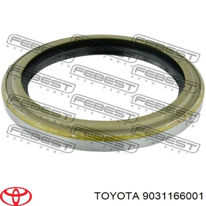  Anillo retén, cubo de rueda delantero para Toyota 4 Runner N130