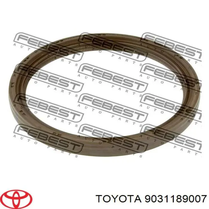 9031189007 Toyota anillo retén, cigüeñal