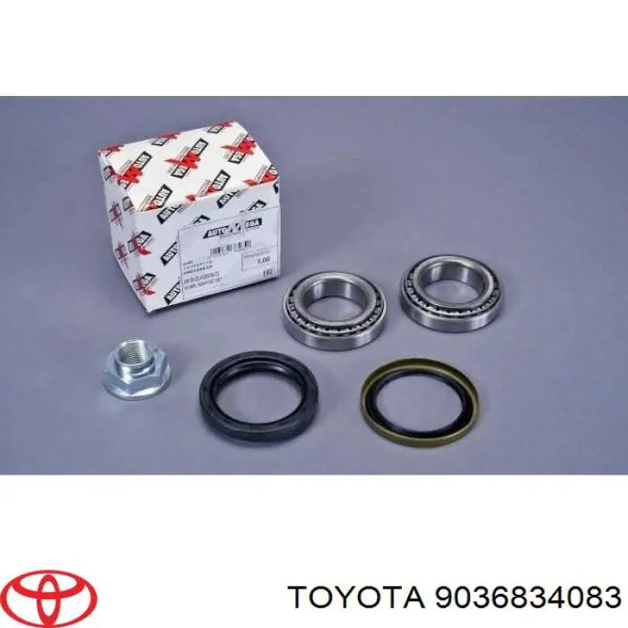 9036834083 Toyota cojinete de rueda trasero exterior