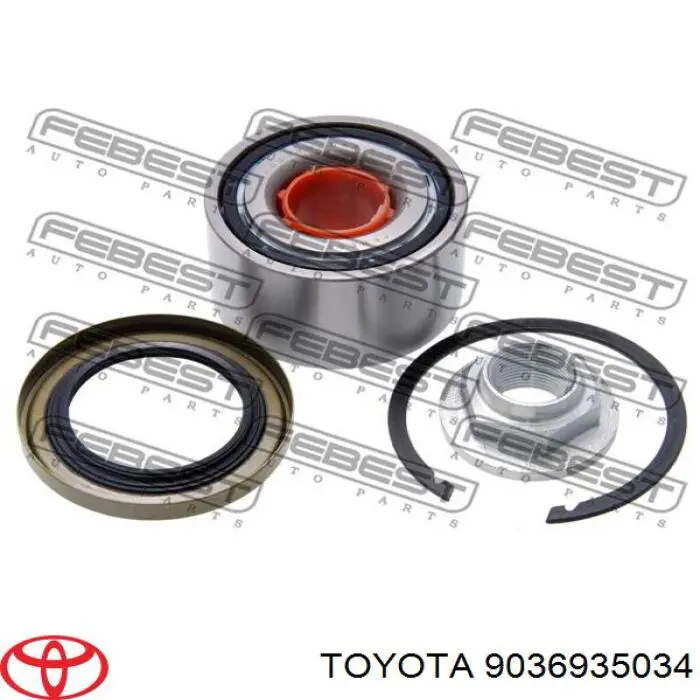 9036935034 Toyota cojinete de rueda delantero