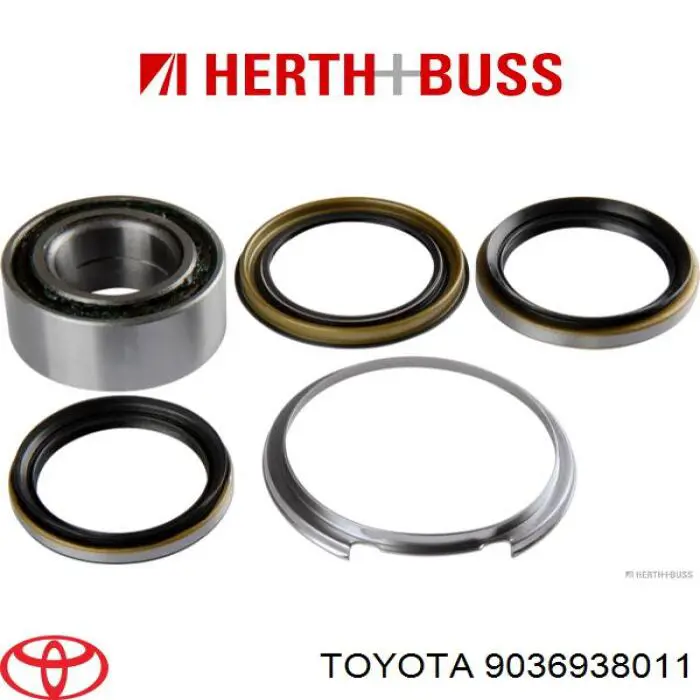 9036938011 Toyota cojinete de rueda delantero