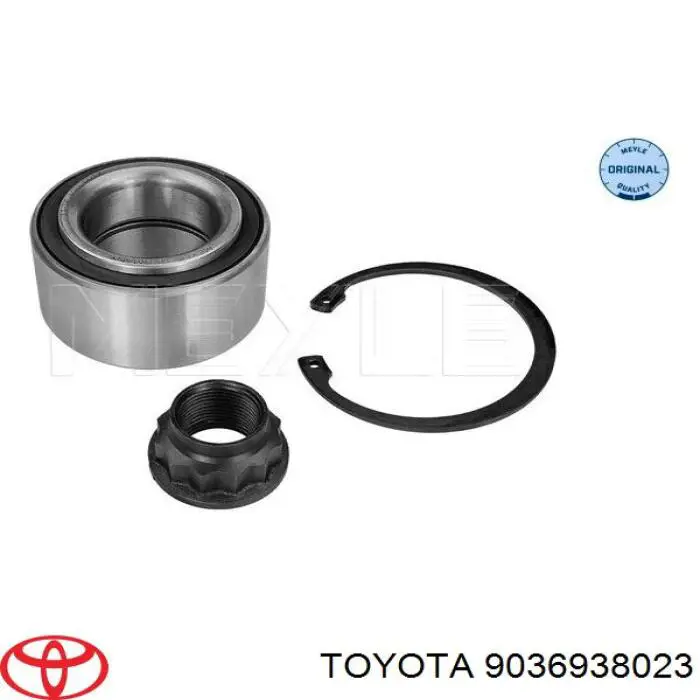 9036938023 Toyota cojinete de rueda delantero