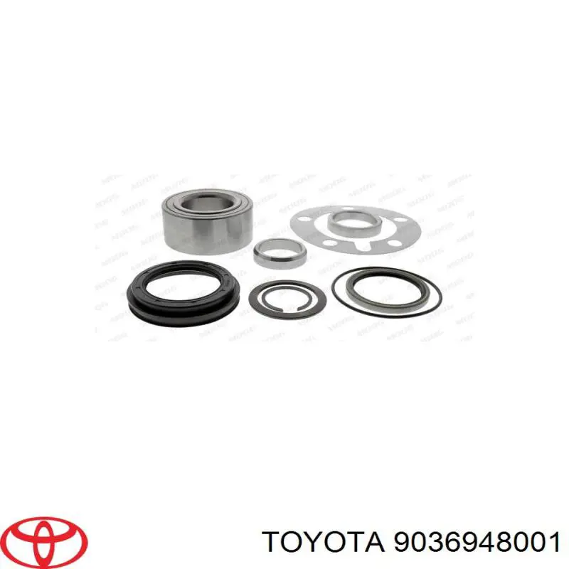 9036948001 Toyota cojinete, palier, eje trasero