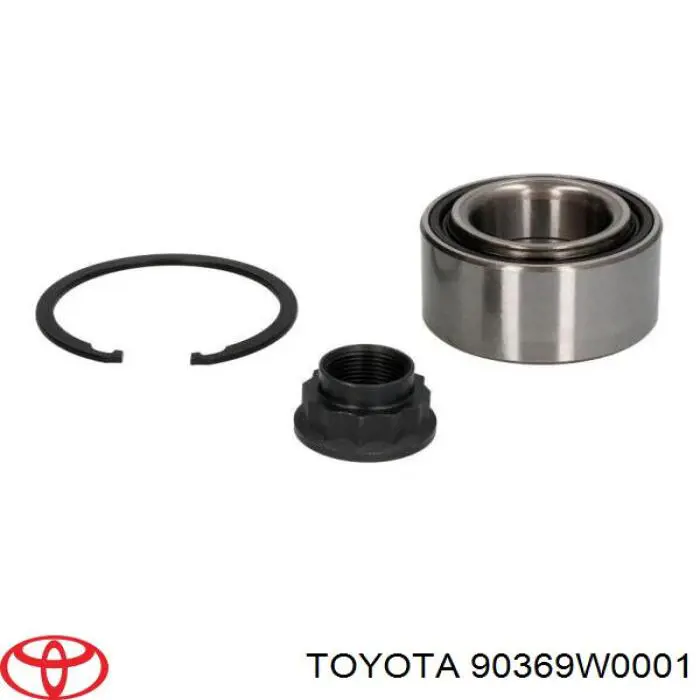 90369W0001 Toyota cojinete de rueda delantero