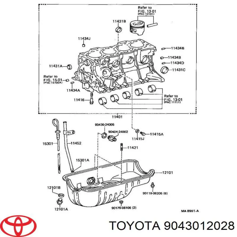 9043012028 Toyota 