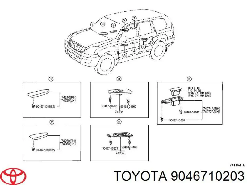 9046710203 Toyota 