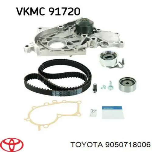 9050718006 Toyota muelle tracción, rodillo tensor (correa distribución)