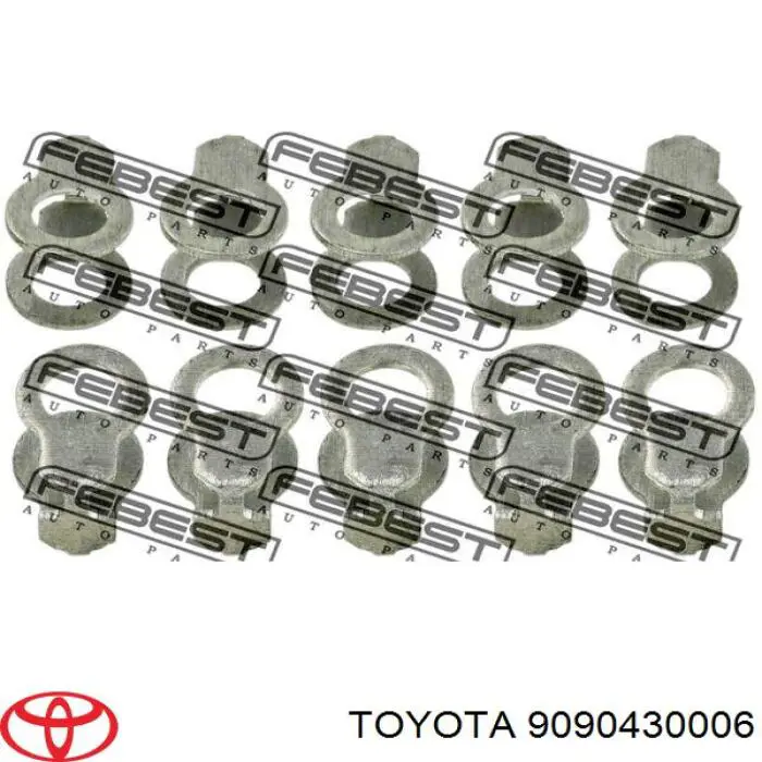 9090430006 Toyota junta anular, inyector