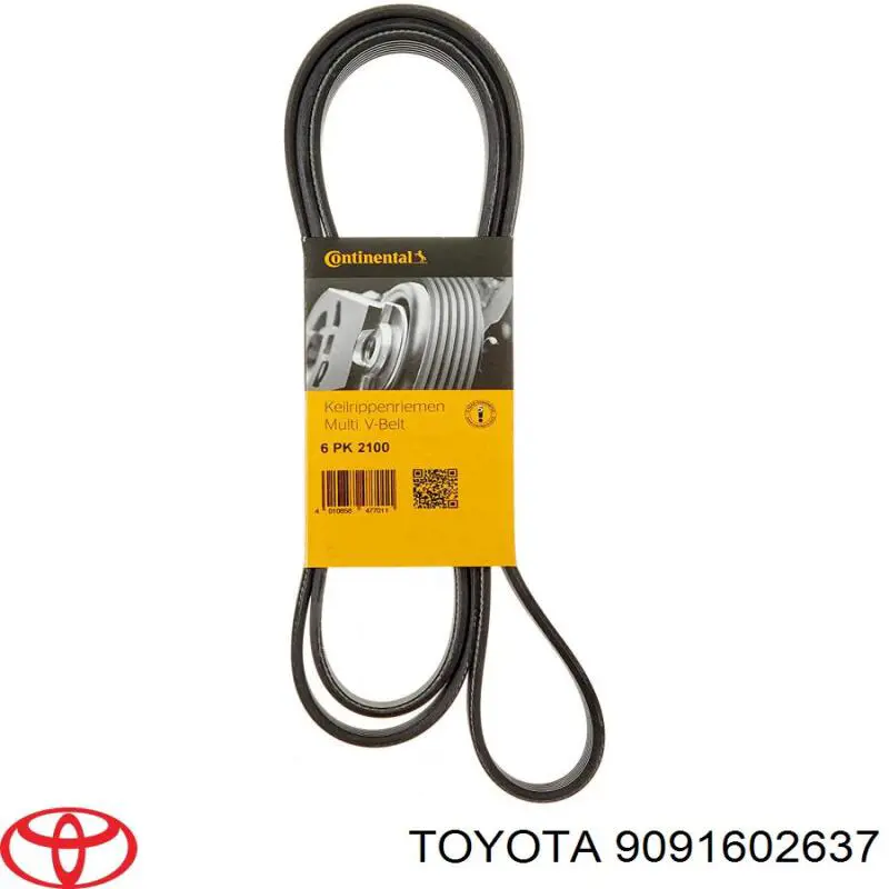 9091602637 Toyota correa trapezoidal