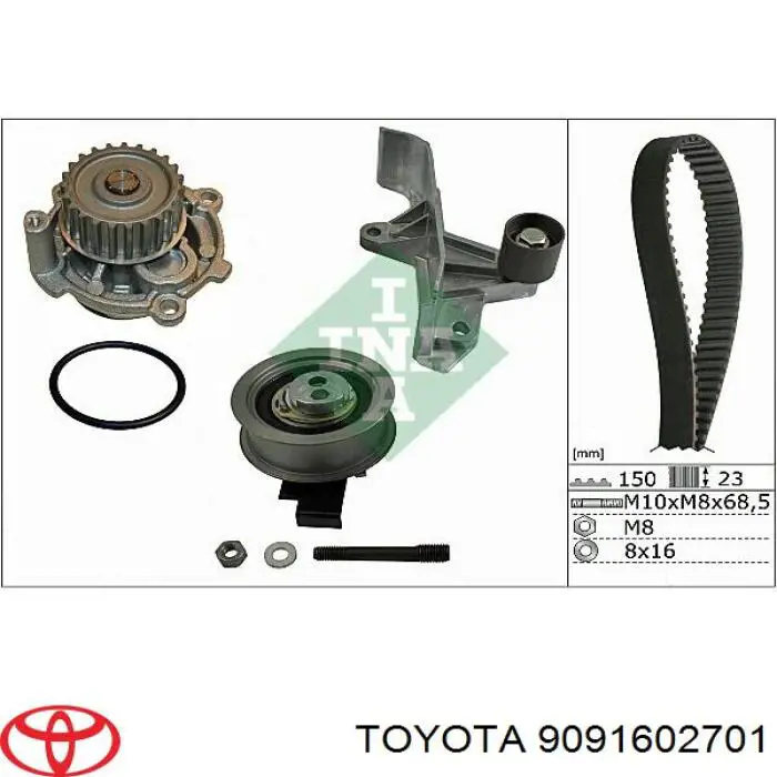 9091602701 Toyota correa trapezoidal