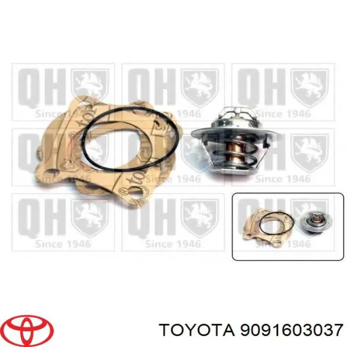 9091603037 Toyota termostato, refrigerante