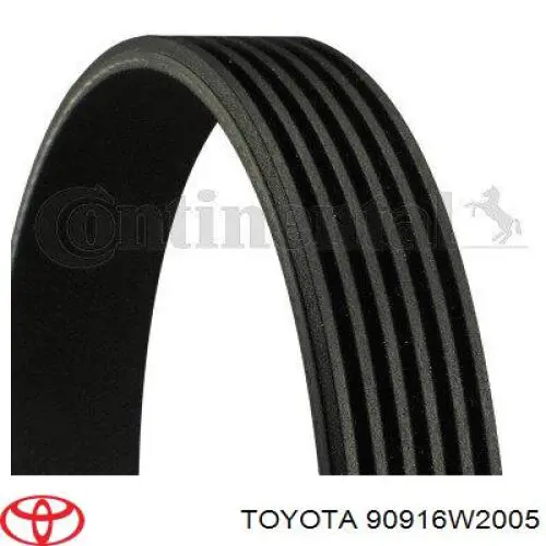 90916W2005 Toyota correa trapezoidal