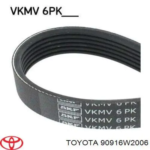 90916W2006 Toyota correa trapezoidal